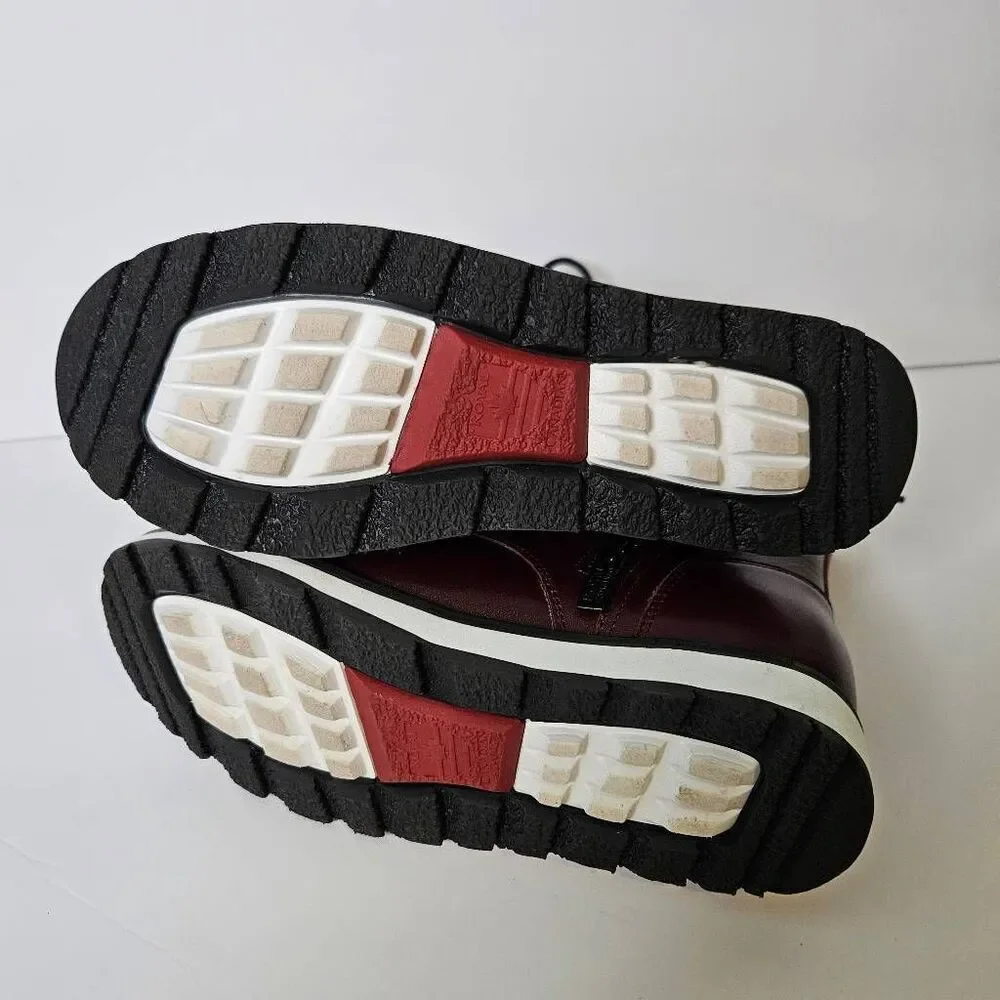 Royal Canadian Robson womens boots, burgundy leather. Size 7.